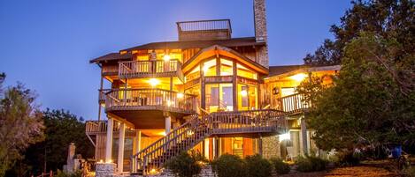 View from Lake Travis - Every Room has a Deck!