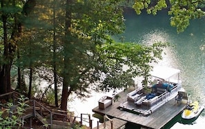boat dock in Aug 2011 across roadway