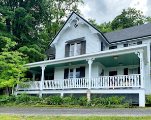 Summertime Hill is a fully restored Victorian home overlooking the lake.