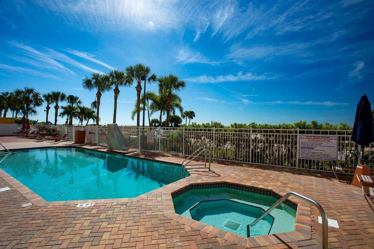 Located on a Perfect Section of Beach, Close to Everything! Year-Round Heated Pool & Hot Tub.