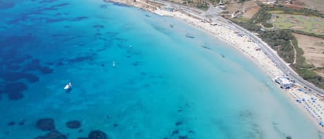 Mellieha Bay is Malta's biggest beach