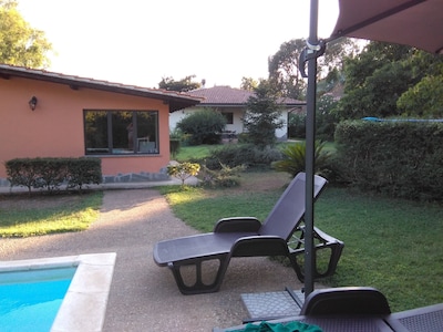 appartamento in villa con piscina sulle colline di Roma