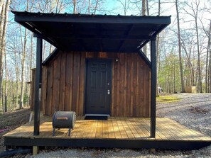 Wild at Heart is the perfect cabin for a Couple's Getaway. WAH sleeps two. One dog allowed. Experience a stress free getaway today! 