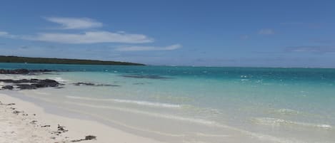 Plage "devant" la maison