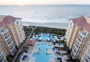 Take the boardwalk to the beach.