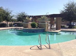 Poolside in Surprise Arizona

