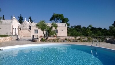Atemberaubende neu renoviert Trullo mit privatem Pool in Landschaft Alberobello