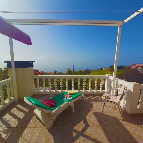 Vast ocean views from south facing balconies with all day sunshine