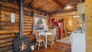 cozy fireplace time