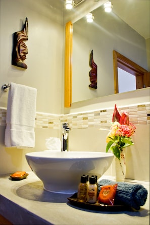 Coco and Coral Suite bathroom sink.  Similar in all.