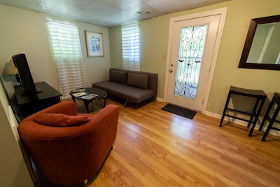 Private & sweet patio level apartment in downtown Winston-Salem