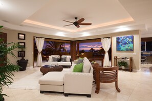 Living Room and Ocean View