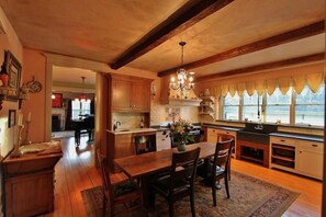 French country kitchen with wet bar.......an amazing place for entertaining.....