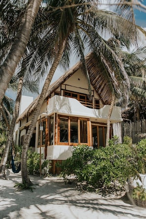 Casa Bonita is located at the front of the top-rated Mahayana Tulum property