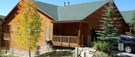 Moose Lodge on large corner lot