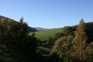 Blick vom Balkon