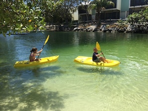 SALT WATER LAGOON (our kids many years ago)