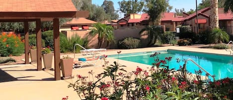Community Pool and Heated Spa at the well-known University Ranch Community.