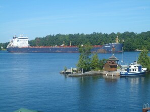 Big ship going by- taken from porch