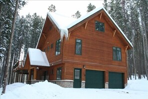 "Snow Dream" view from driveway with parking for RV's