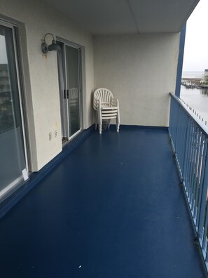 HUGE balcony for sunset views or coffee in the morning 