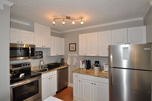 All new stainless steel appliance. 