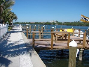 Fishing Pier with available boat slips