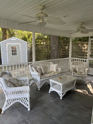 Relaxing porch for reading!