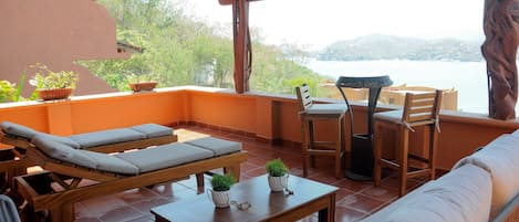 Enjoy the breeze and the view on our private terrace!
