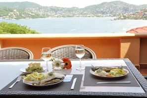 Eat 'al fresco' in our terrace whit this amazing view