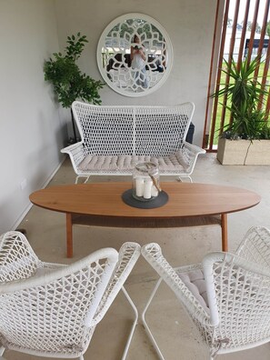 Perfect spot for morning coffee or afternoon GnT.