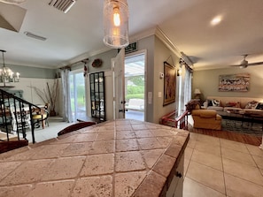 Remodeled removing hall walls and closet for open, easy flow and full of light!