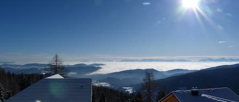 Die Wolken von oben genießen