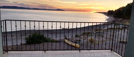 Sunrise balcony view