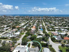 less than 1 mile from beautiful beaches in Deerfield Beach