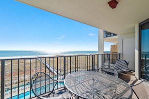 Private Balcony view overlooking the gulf