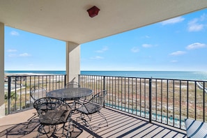 Private Balcony view overlooking the gulf