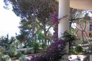 Small garden with view to the West