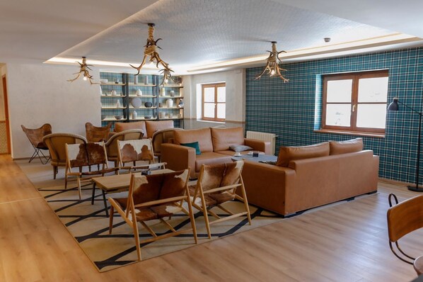 Sala de estar en el lobby