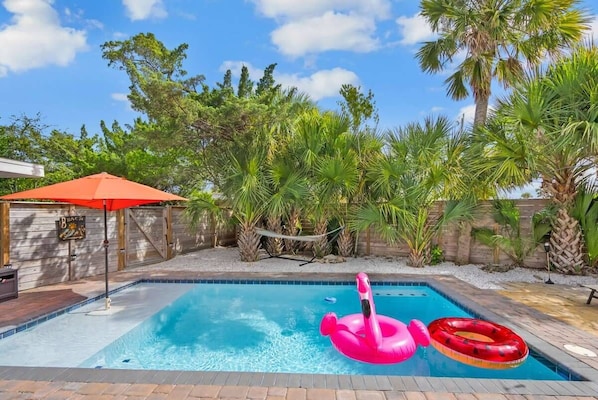 Pool heat available!
