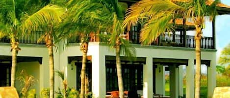  Our beautiful two story "Casa Mandala" seen from the pool. 