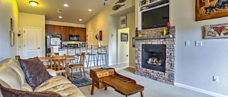 Granby Vacation Rental | 2BR | 2BA | 949 Sq Ft | Stairs Required