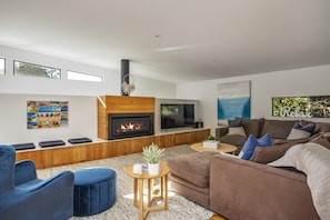 Living with Gas Fire Place