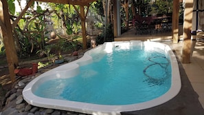 Vue sur piscine