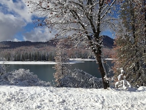 Bass Lake in the winter