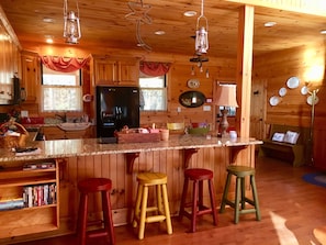 Kitchen Counter Eating - Great for Gathering in Kitchen and Livingroom