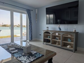 75" TV with a view!