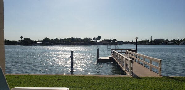 View from patio. 