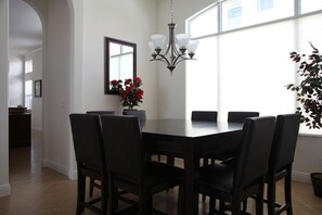 Formal dining area