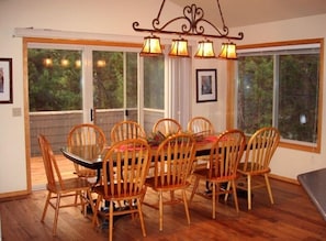 Dining Room next to the kitchen and great room upstairs.